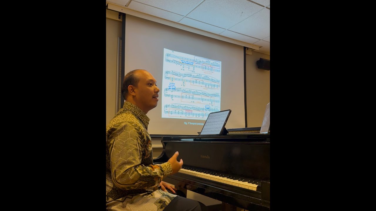 Chopin’s Scherzo no 2 op 31 in Bb Minor, Lecture-Performance by Edy Panjaitan