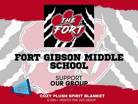 Fundraising Now!
Fort Gibson Middle School
by Fundraiser Blankets®
Fundraise with us easily with Fundraiser Blankets to help our group easily raise money for what we need this year! Fundraising with these soft, cozy spirited custom blankets allows us to reach our goals quicker! You can help by buying a blanket for a local game, stadium, to use at home or as a gift! Ready to show your support? Contact our Fort Gibson Middle School fundraising coordinator to reserve one today.VISIT THE WEBSITE FOR MORE DETAILS: https://www.fundraiserblankets.com/school-fundraising/fort-gibson-middle-school-blanket-fundraiser#schoolfundraiser #sportsfundraiser #fundraisingideas Fort Gibson Middle School Fundraiser: Fundraising Now by Fundraiser Blankets