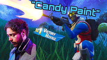 Fortnite Montage - (CLEAN) Candy Paint- Post Malone