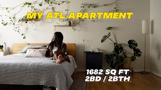Here’s what $2600/month gets you in Atlanta // My 2bd/2bth Apartment