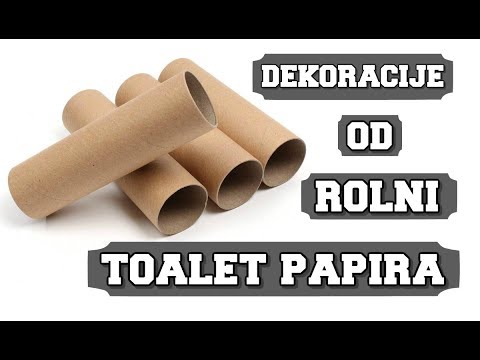 Video: Kako Izraditi Ploču Od Role Toaletnog Papira