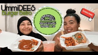 UMMI DEE'S BURGER BISTRO MUKBANG | REVIEW