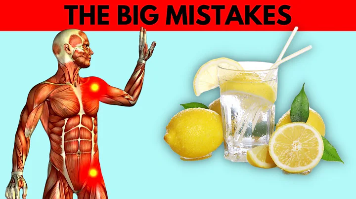 Top 4 Mistakes people make with Drinking Lemon water and juice