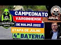 Quarta bateria etapa de julho 2022. Campeonato Varginhense de rolimã.