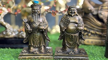 Quan Âm và 2 Đồng Tử – Cặp Tỳ Hưu – Ông Địa Thần Tài