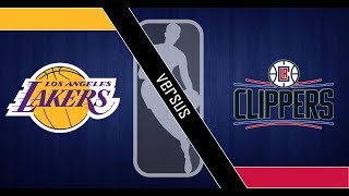 La lakers vs clippers live play by