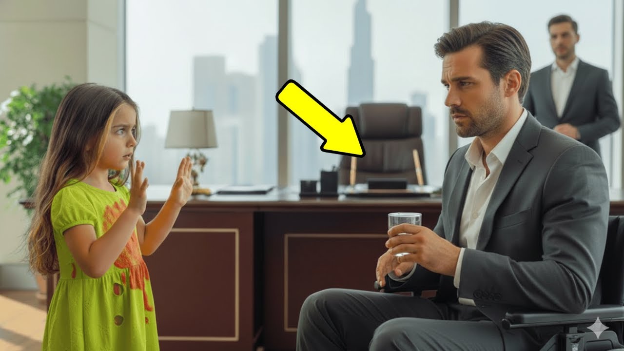 Fetița săracă face un semn către milionarul paralizat: „Nu lua pastila, o să fii bine…”