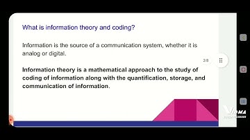 Information Theory and Coding as an elective