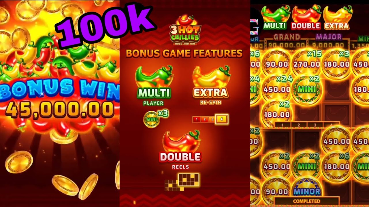 3 hot chillis bonus win ll BNG SLOT ll 