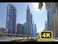 4K| Dubai Virtual City Car Ride | 4K Прогулка по Дубаю на авто | 4K Dubai Autofahren