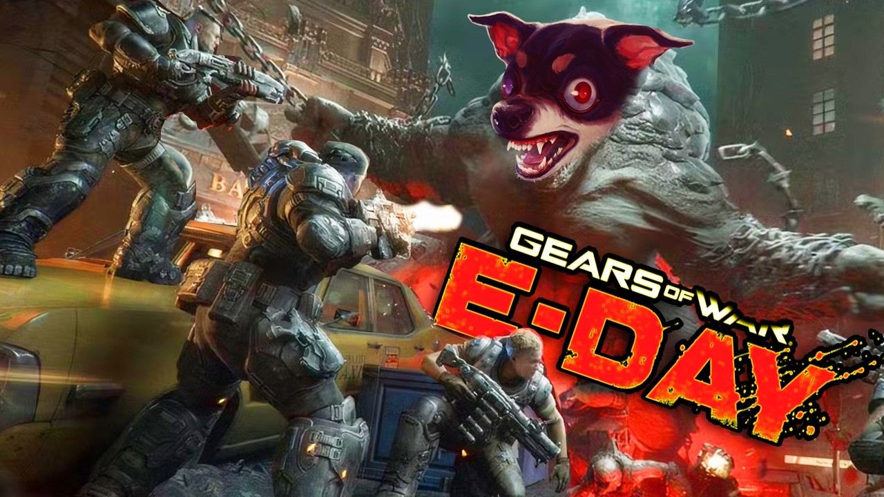 GEARS OF WAR Before The Steroids - Gears Of War E-DAY Gameplay