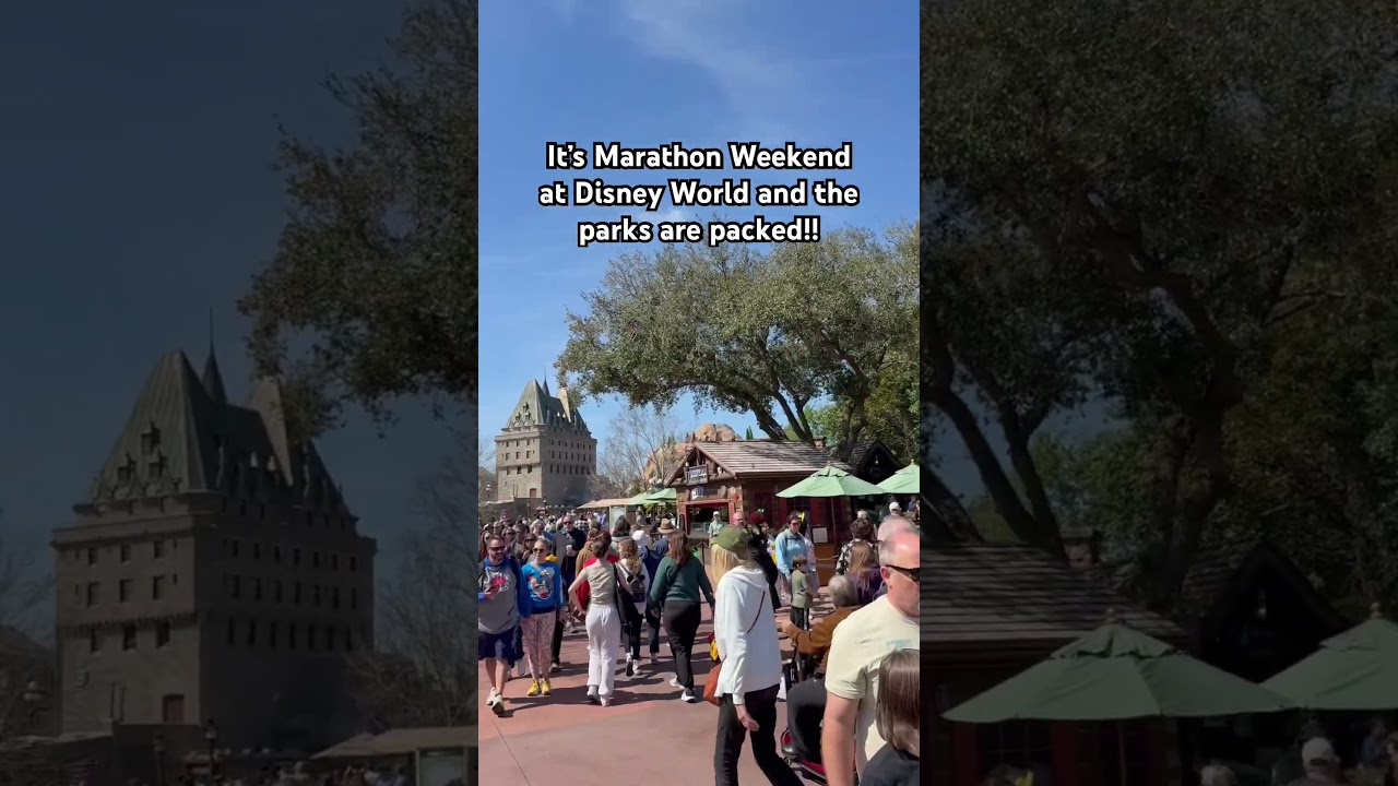 Marathon Weekend Crowds 