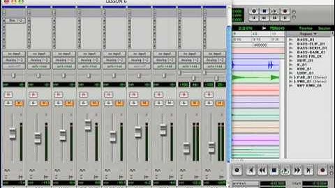 Lesson 6: Basic Automation Pro Tools 7 LE Tutorial