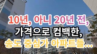 무려 20년전 가격으로 돌아왔다. 인천 송도의 최고 인프라를 자랑하는 중심지. 2공구 아파트들. 부동산 아파트 이야기 입주권 분양권 재개발 재건축 노가다 노비 (영상 송도국제도시)