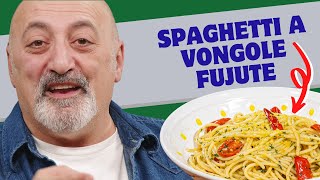 Spaghetti a vongole fujute