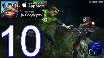 DC Comics Legends iOS Walkthrough - Part 10 - Campaign Chapter 1: OA: Manhunter Foundry Ruins