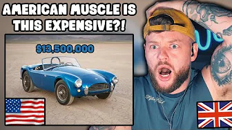 Brit Reacts to the most EXPENSIVE American Muscle Cars Ever...