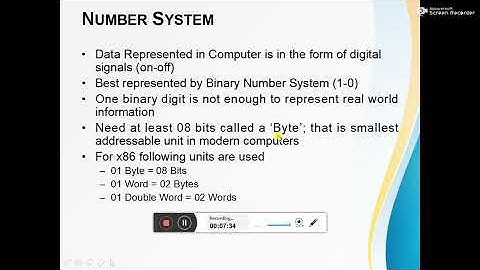 Number Systems #coal #assemblylanguage
