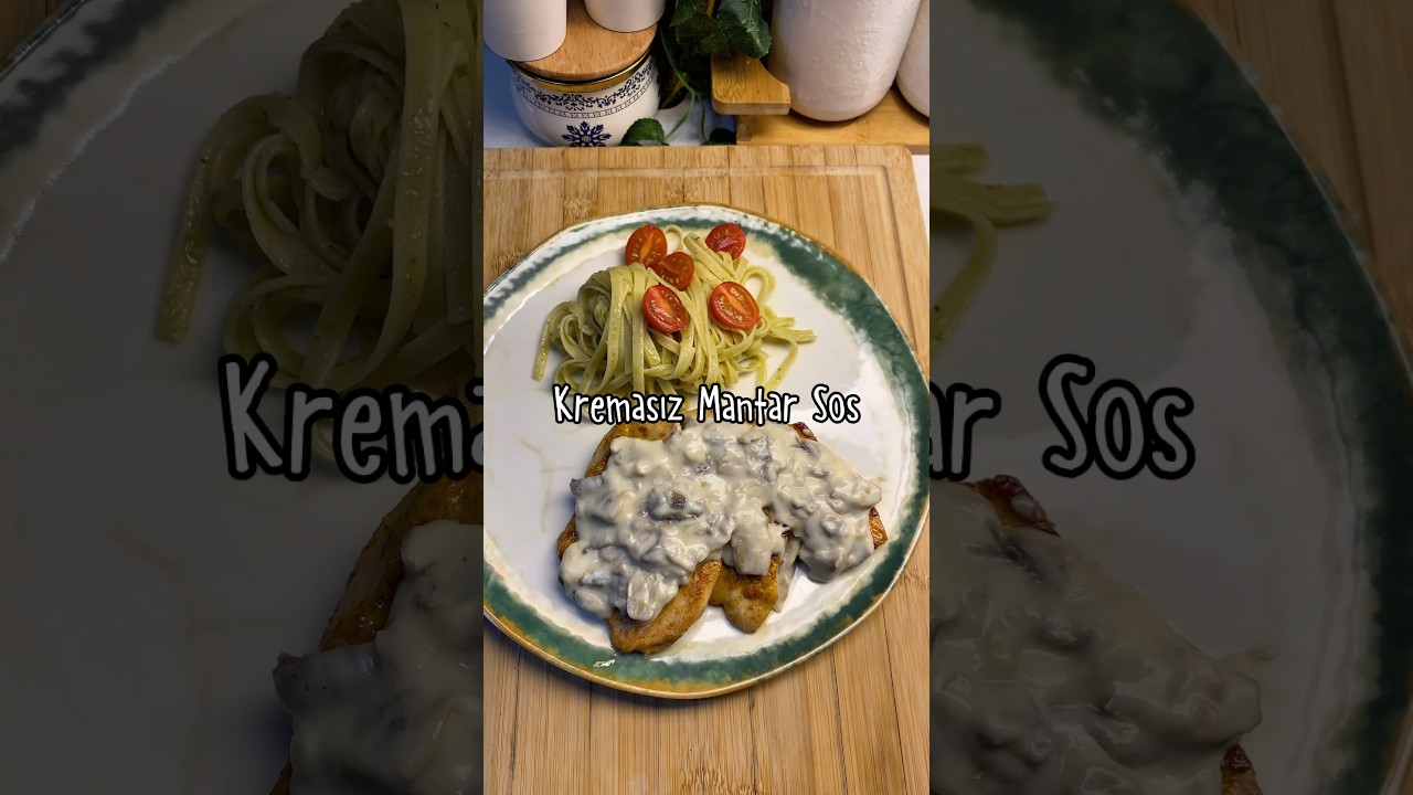 kremasız ama kremalı lezzetinde 😋 #mantarsos #mantarsoslutavuk #tarif