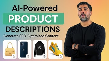 AI-Powered Product Descriptions: Generate SEO-Optimized Copy in Seconds (Free Tool)