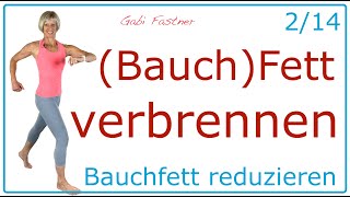 2/14❗️40 min. Cardio-Bauch-Workout | ca. 5000 Schritte und 500 Kcal verbrennen | ohne Geräte