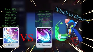 Technology VS Cyber Sword Effect. Which is better?