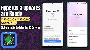 HyperOS 3 Update READY for 15 Devices! OS3.0.1.0 – OS3.0.6.0 Rollout Starts Soon