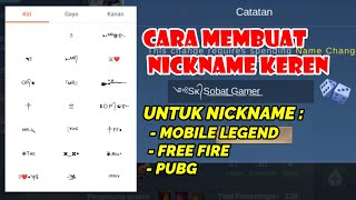 Cara Membuat Nickname ML Keren - Mobile Legends screenshot 4