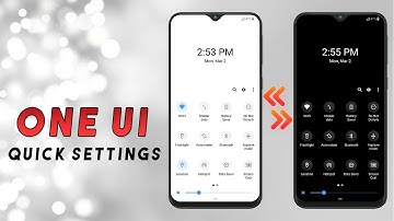 🔥 Samsung ONE UI Quick Settings On Any Android |  Fully Customisable