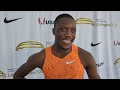 Letsile Tebogo talks Olympic pressure, 400m potential after 2nd place at LA Grand Prix in 10.13