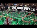 Huge LEGO Jurassic Park with Motorized Gyrosphere | BrickCan 2019