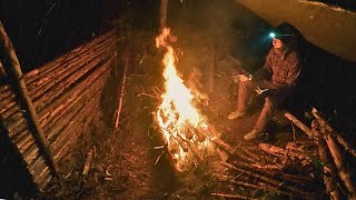 Rainy Night WITHOUT a Sleeping Bag | Lapland Catch & Cook