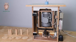 自製震盪砂棒機 | Homemade oscillating spindle sander