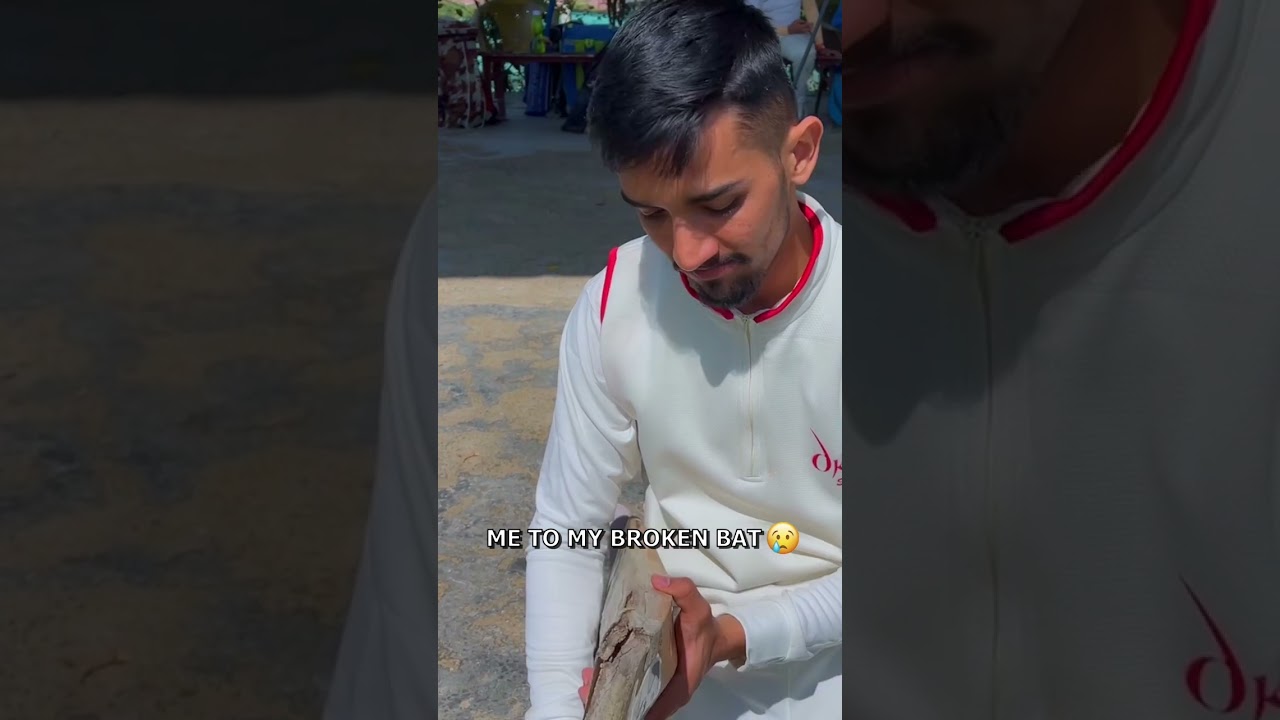 My FAVOURITE CRICKET BAT broke!🏏💔 