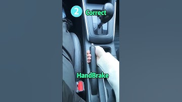 correct way using hand brake of automatic transmission #car #cartips #automobile