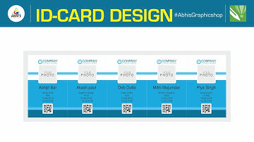 Tutorial 26 - How to Create ID - Card using Corel Draw and Ms-Excel (Merged Process)