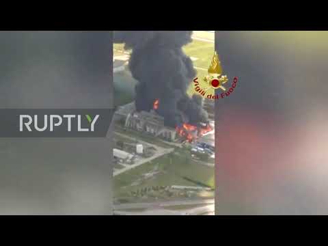 Italy: Explosion, fire at chemical plant near Venice injures two