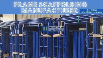 American mason frame walk through frame scaffolding