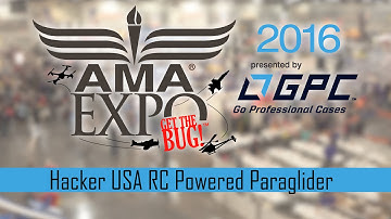 Hacker USA RC Powered Paraglider - AMA Expo 2016