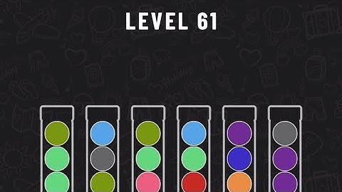 Ball Sort Puzzle Level 61 #ballsortpuzzle #puzzlegame #ballsortpuzzlegameplay #mobilegames