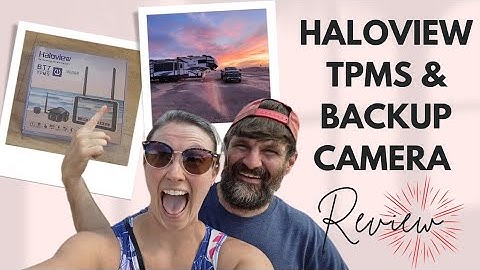 Indrukwekkende achteruitrijcamera-TPMS-combinatie voor camperveiligheid van Haloview