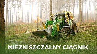 Ciągnik w zabudowie LEŚNEJ | John Deere 6120M w nietypowym wydaniu