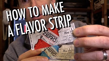 How to Make Flavor Strips