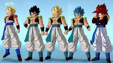 Dragon Ball Sparking Zero - All Gogeta Complete Moveset