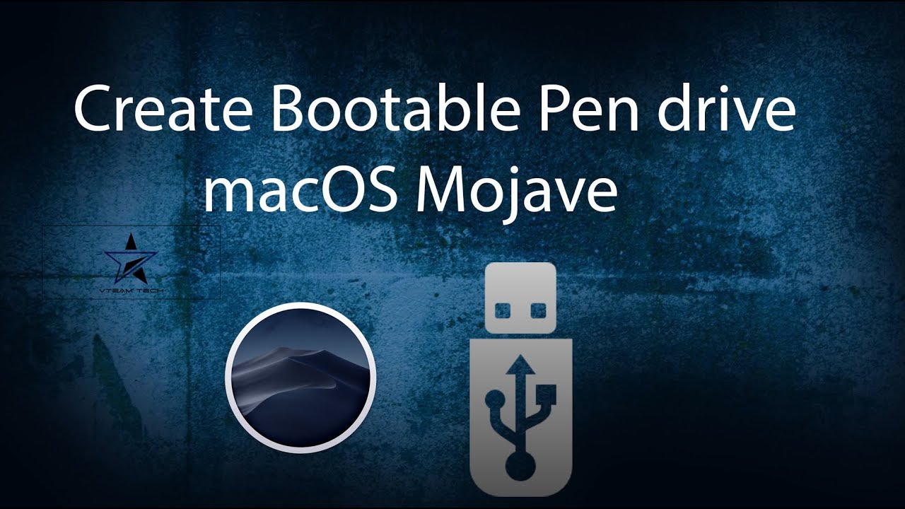 How to Create MacOS Mojave Bootable Pendrive - YouTube
