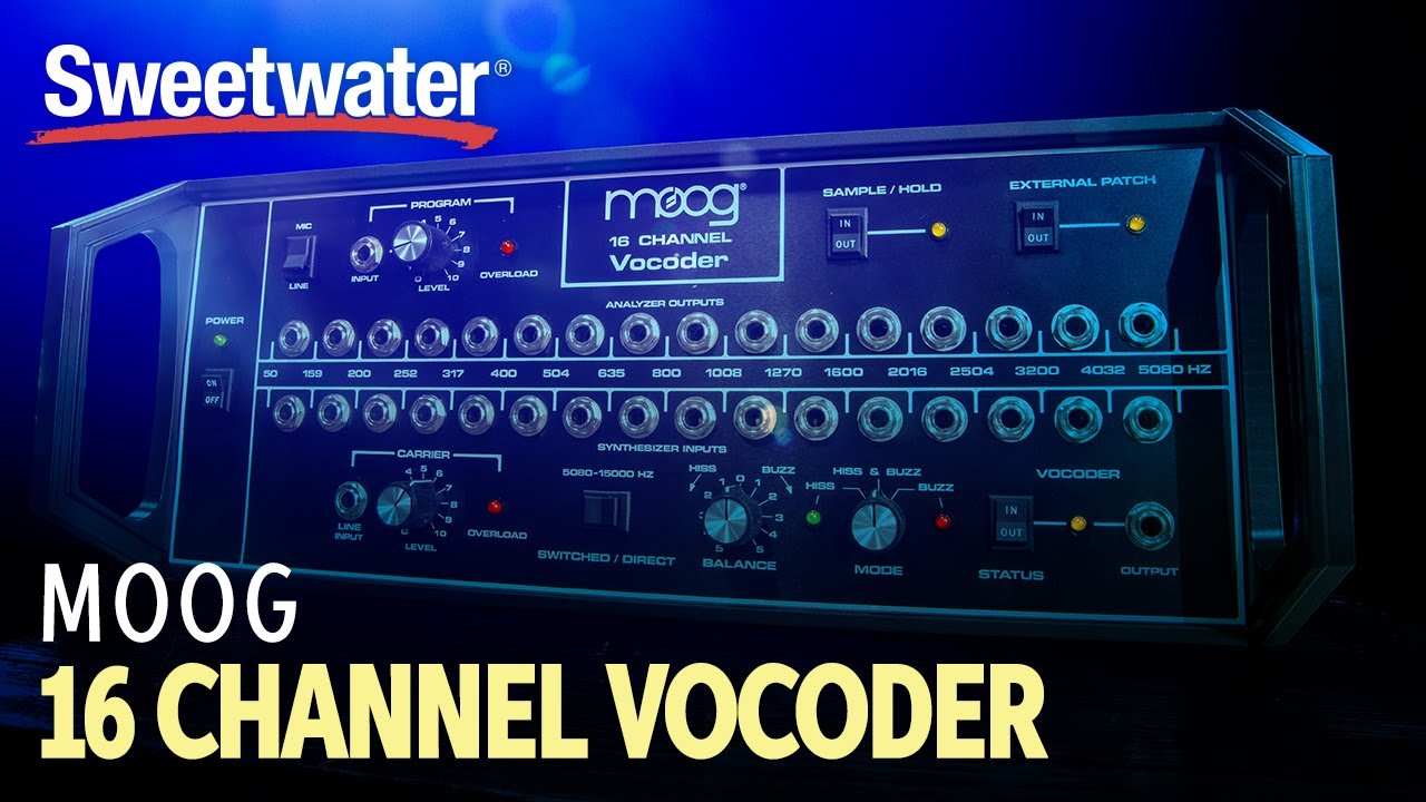 [新品] MOOG ( モーグ ) 16チャンネル アナログ ヴォコーダー Moog 16 Channel Vocoder | 40年の時を経て復活した16バンドの