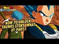 SPARKING! ZERO HOW TO UNLOCK TRUNKS WHAT IF! FULL EPISODE BATTLE!