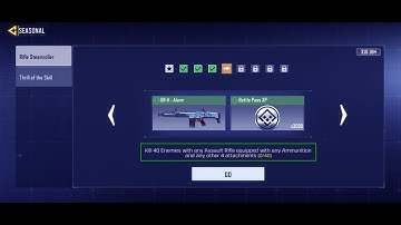 Kill 40 Enemies with any Assault Rifle equipped with any Ammunition and any other 4 attachments.