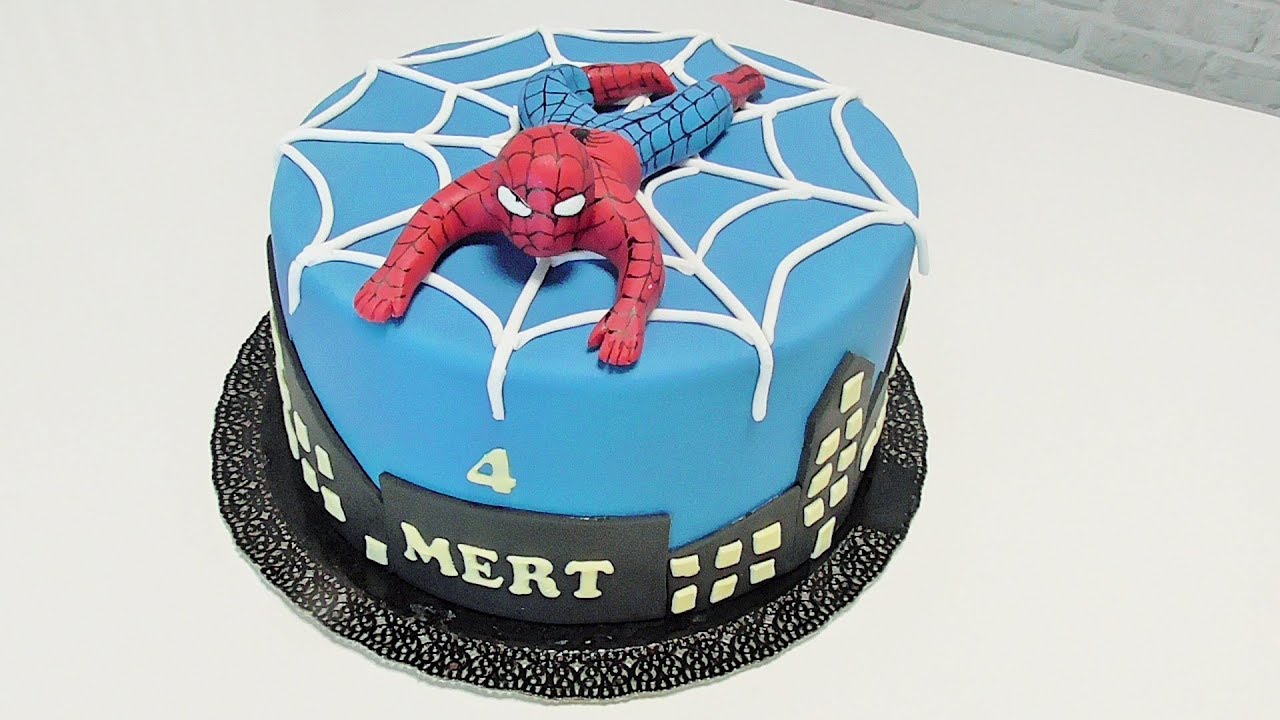 Spiderman Torte - YouTube