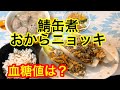 鯖缶煮、おからニョッキ味噌汁　血糖値は？